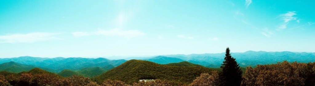 Day 214 – Panoramic view with a tealish&nbsp;color